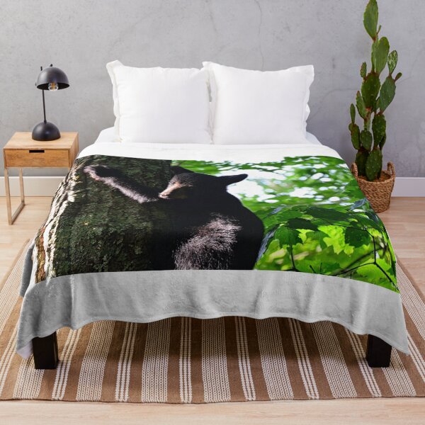 Item preview, Baby Bear Climbing A Tree designed and sold by LisaWootenPhoto.