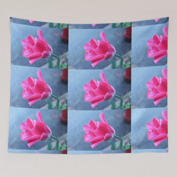 Item preview, Blossom hot pink tulip flower designed and sold by naturematters.