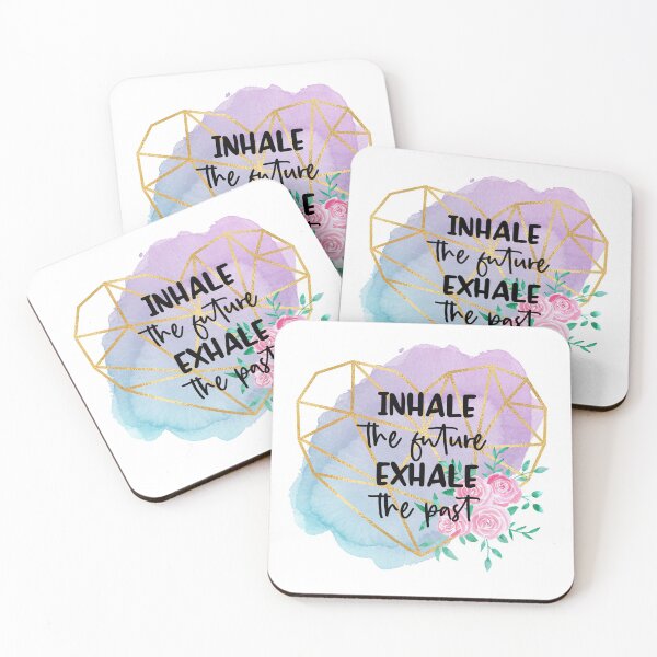 Item preview, Inhale the future exhale the past. Motivational quote,  Inspirational saying designed and sold by Katine-Art.