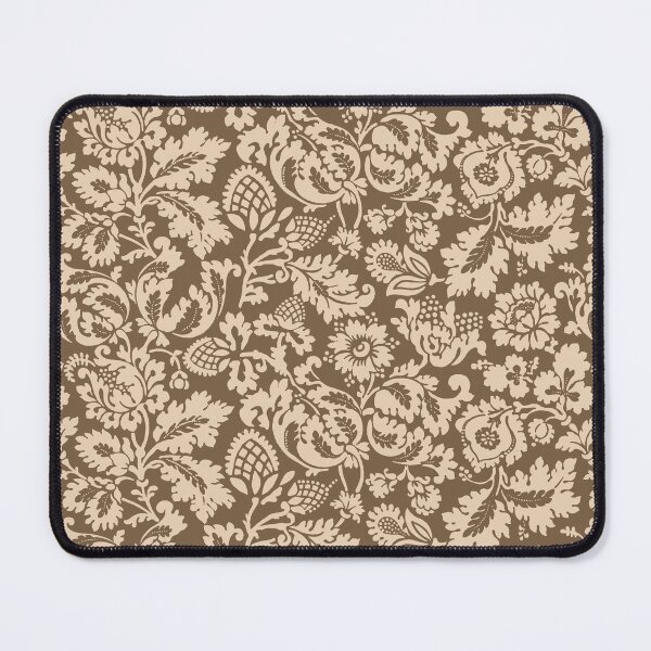 Item preview, William Morris Floral Damask, Taupe Tan and Beige  designed and sold by Marymarice.
