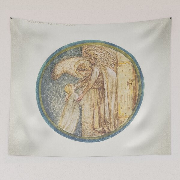 Item preview, Welcome To The House Sir Edward Burne Jones painting designed and sold by UsedToBeStatue.