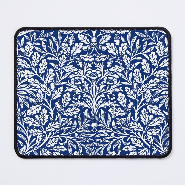 Item preview, Art Nouveau Floral Damask, Cobalt Blue and White designed and sold by Marymarice.