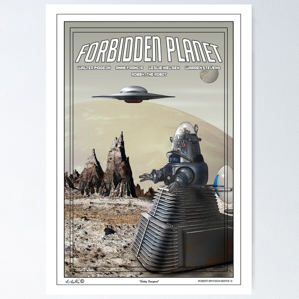 Item preview, Forbidden Planet, original new design poster. designed and sold by Brydson-Art.