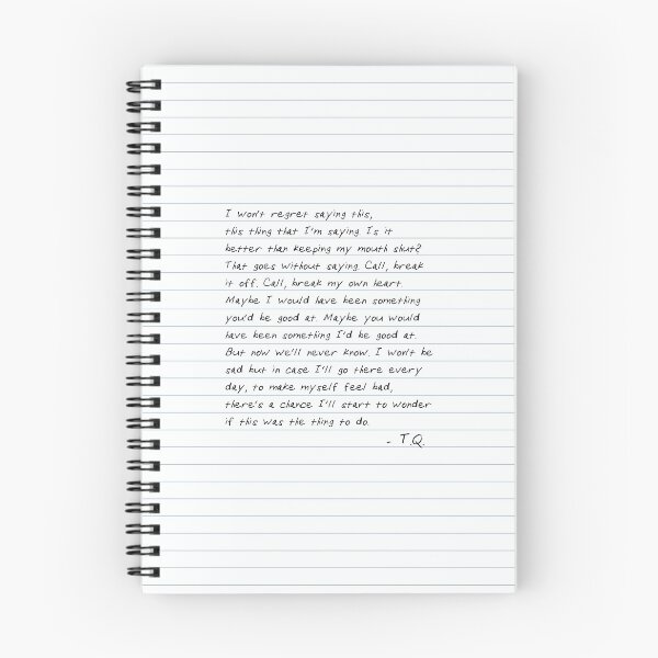 Item preview, Tegan & Sara - Call It Off Handwritten designed and sold by Nineteencallme.