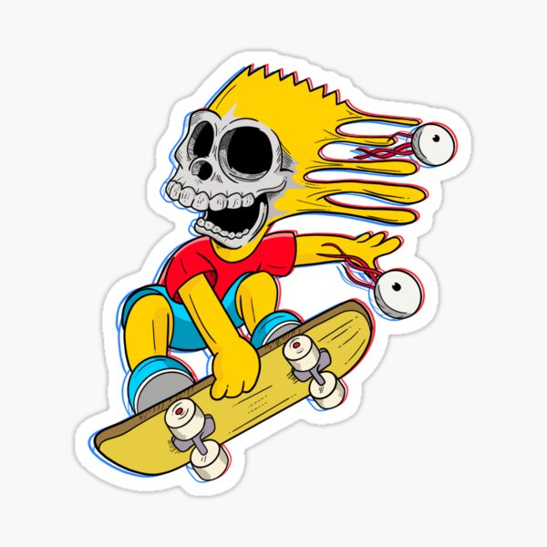 Pegatina Skate a bordo personalizado - español