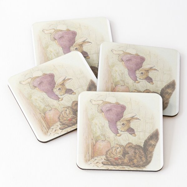 Item preview, Beatrix Potter Benjamin Bunny and Cat Illustration  designed and sold by Pinkmagenta.