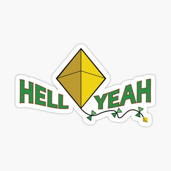 Item preview, Hell yeah - kiteman- supervillain designed and sold by nerdy-northern.
