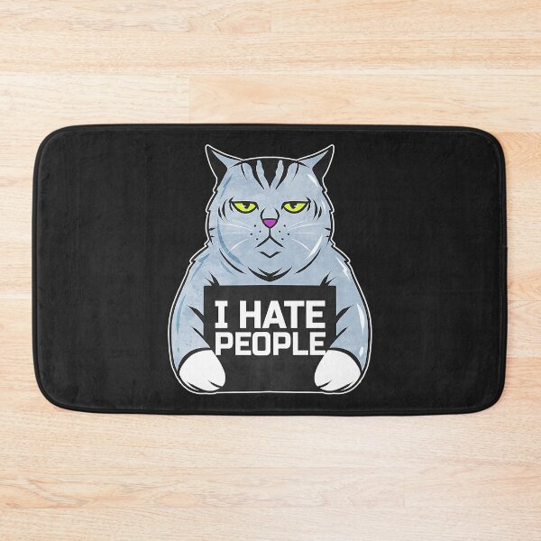 Item preview,  I Hate People Funny Bored Cat designed and sold by Christmas222.