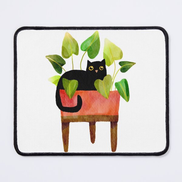 Item preview, Watercolor Cat in Plant designed and sold by Em0523.