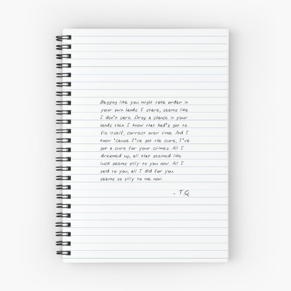 Item preview, Tegan & Sara - The Cure Handwritten designed and sold by Nineteencallme.
