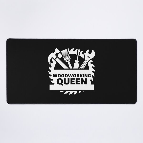 Item preview, Woodworking Queen - Woodworking Carpentry Design - Fun Woodworking Gifts  designed and sold by WoodWorkingInc.