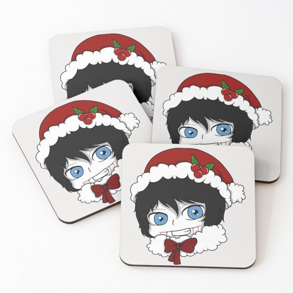 Item preview, jeff the killer christmas chibi designed and sold by EveryCuteThings.