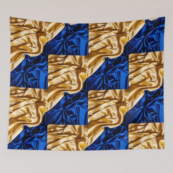 Item preview, Blue and gold and silky design patterns designed and sold by johnrk.