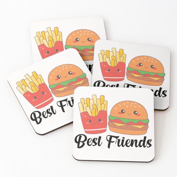 Item preview, Burger and Fries Best Freinds designed and sold by AEOPIN.