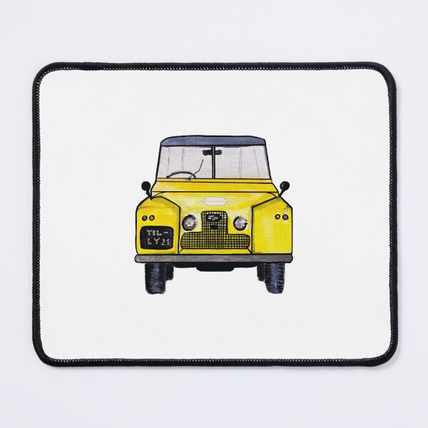 Item preview, Tilly The Yellow Land Rover designed and sold by diddlysquatsart.