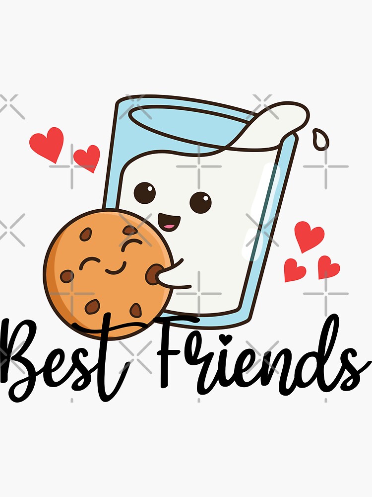 Best Friends Mug - We Go Together Like Milk and Cookie, Bestie Gift