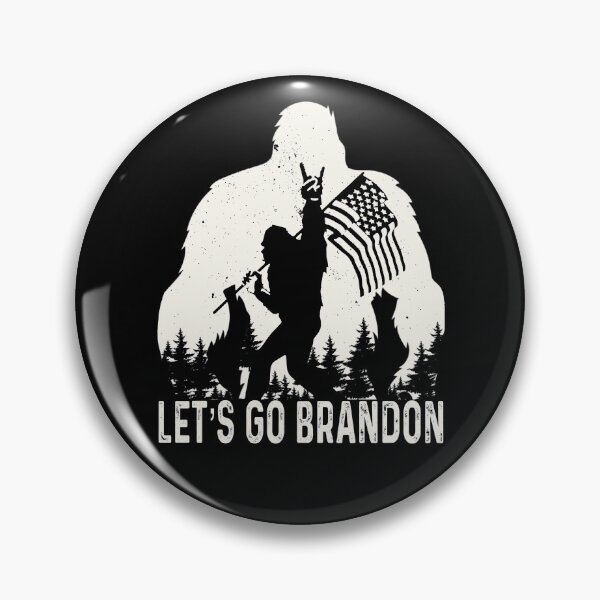 Item preview, Let's Go Brandon Camping Bigfoot Rock And Roll US Flag Retro designed and sold by GraphifyArt.
