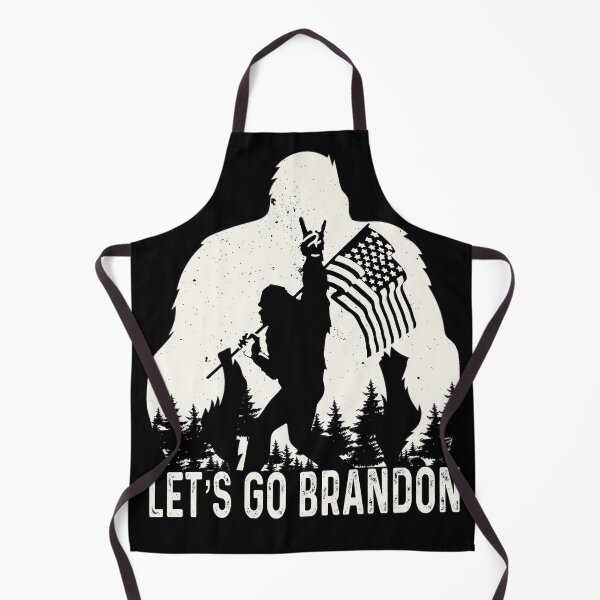 Item preview, Let's Go Brandon Camping Bigfoot Rock And Roll US Flag Retro designed and sold by GraphifyArt.