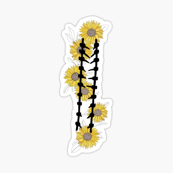 Item preview, Spinal Fusion Sunflowers designed and sold by FusionStudio.