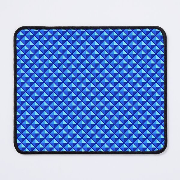 Item preview, Sapphire Blue Enamel Look Studded Grid designed and sold by Marymarice.