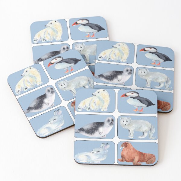 Item preview, Arctic Animals Sticker  designed and sold by davidmurtagh.
