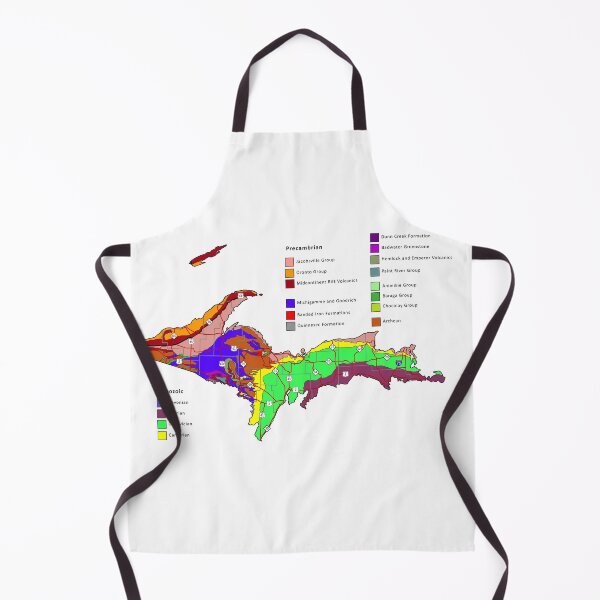 Item preview, Bedrock geology Upper Peninsula Michigan designed and sold by EzrasTrinkets.