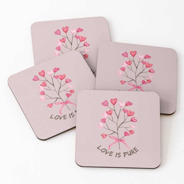 Item preview, love is pure - admire forever designed and sold by PastaPrint.