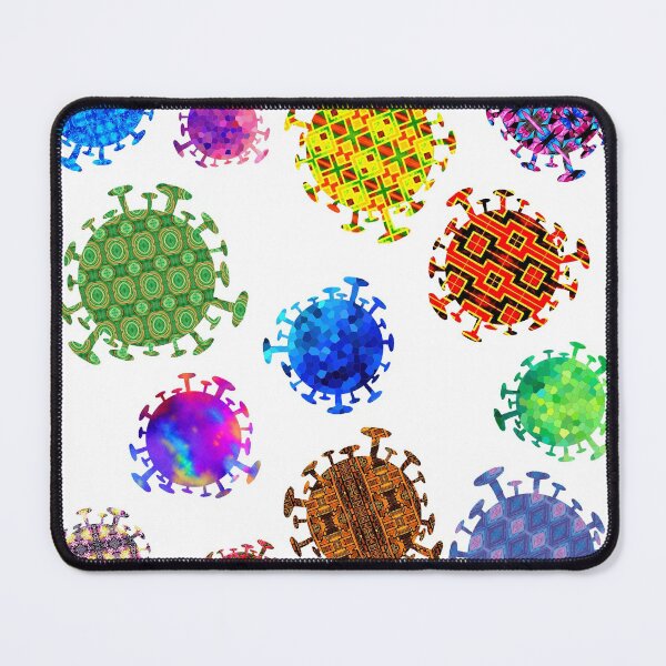 Item preview, Colorful Virus Mutations Pattern designed and sold by Sebastian Grafmann.