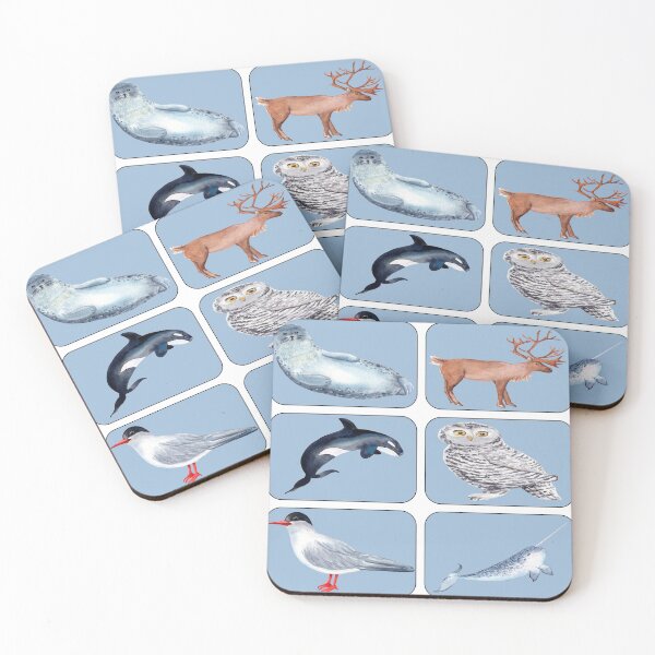 Item preview, Arctic Animals Sticker designed and sold by davidmurtagh.