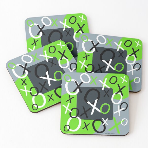 Item preview,  X and O (green) designed and sold by SA-DEZIGNS.