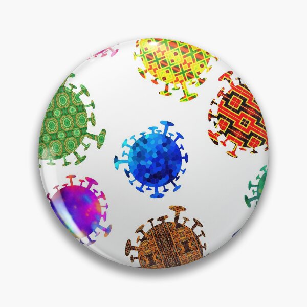 Item preview, Colorful Virus Mutations Pattern designed and sold by Sebastian Grafmann.