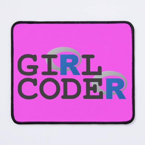Item preview, Girl Coder in R! (on pink) designed and sold by Groenendijk.