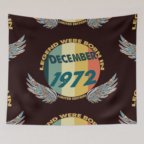 Item preview,   Legends were Born In December 1972, Classic T-Shirt designed and sold by BUTTER7FLY.