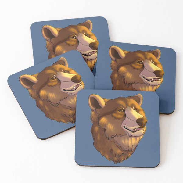 Item preview, Smiling Grizzly designed and sold by Crotalus Creatures.