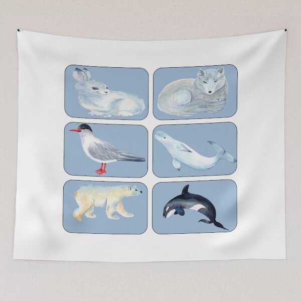 Item preview, Arctic Animals Sticker  designed and sold by davidmurtagh.