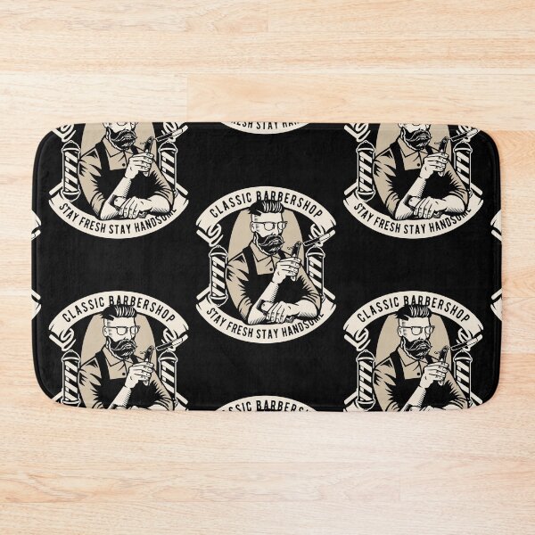 Item preview, Classic Vintage Barbershop. Stay fresh stay handsome designed and sold by BeeMeCreative.