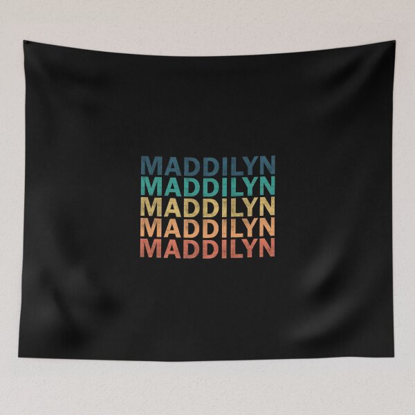 Item preview, Maddilyn Name T Shirt - Maddilyn Vintage Retro Name Gift Item Tee designed and sold by frischmanjose.