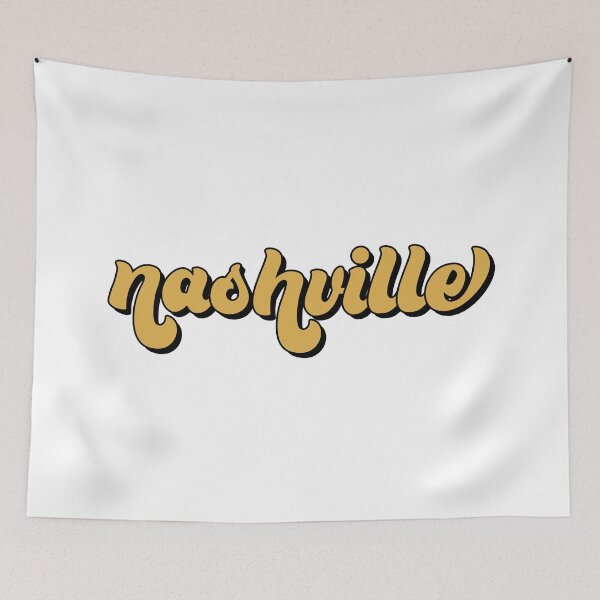 Item preview, Black and Gold Retro Nashville designed and sold by AllVibesWelcome.