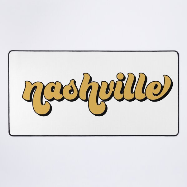 Item preview, Black and Gold Retro Nashville designed and sold by AllVibesWelcome.