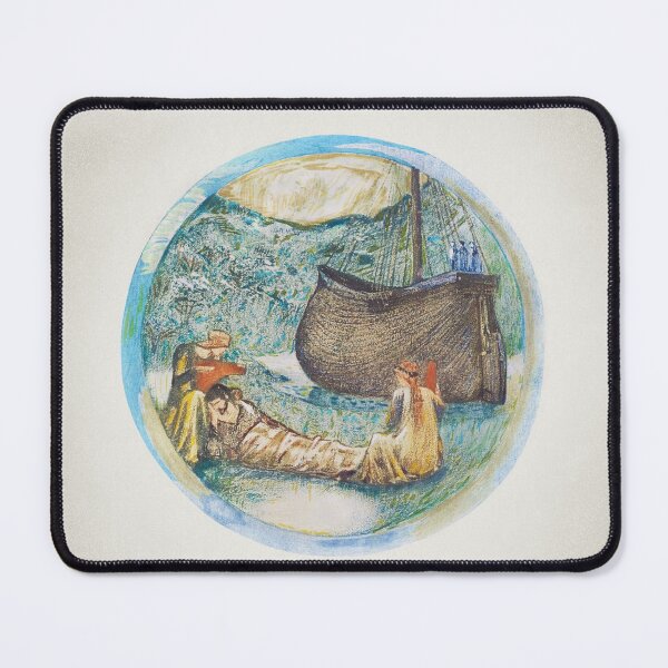 Item preview, Meadow Sweet Sir Edward Burne Jones painting designed and sold by UsedToBeStatue.