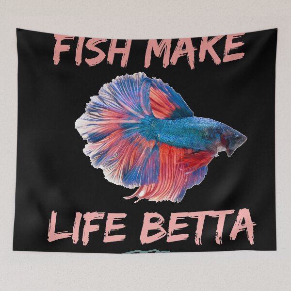 Item preview,  Fish Make Life Betta designed and sold by POSITIVEHL HL.