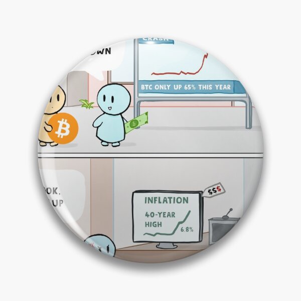 Item preview, Short-Term Volatility > Long-Term Debasement designed and sold by TheLittleHODLer.