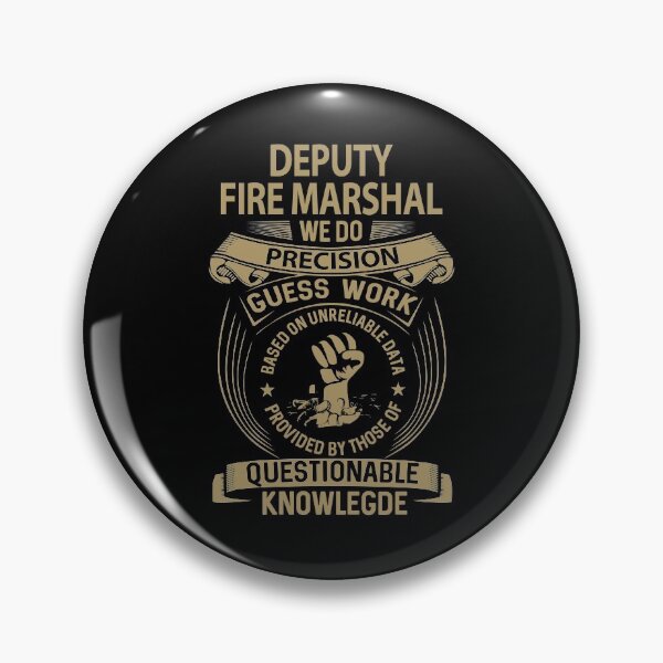 Item preview, Deputy Fire Marshal T Shirt - We Do Precision Job Gift Item Tee designed and sold by paneczkopat.