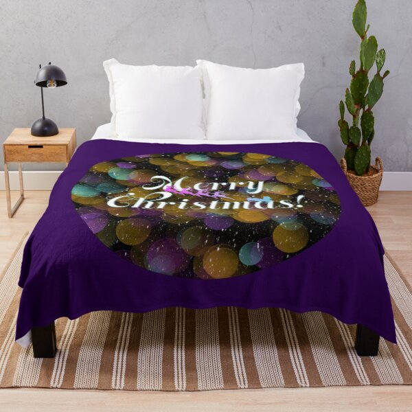 Item preview, It's beginning to look... (amber&purple with snow version) designed and sold by SilverOutlining.