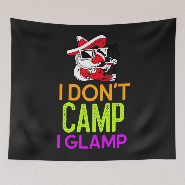 Item preview, I DON'T CAMP I CLAMP FUNNY CAMPERS T-SHIRT designed and sold by BestCoolStuff.