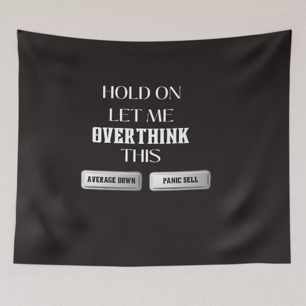 Item preview, Hold on let me overthink this- Funny gift – Dog lover - Unique gift for stock market, crypto, options trader, forex traders and day traders  designed and sold by TradingTeesKids.
