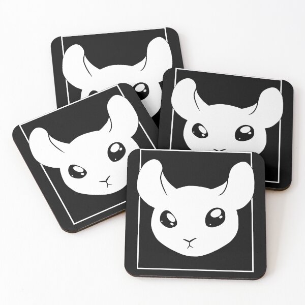 Item preview, Chinchilla head with square background designed and sold by Kristoffersson.