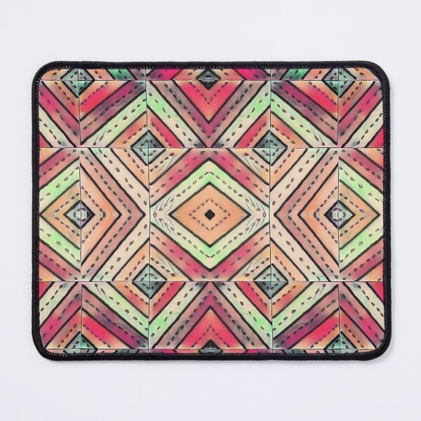 Item preview, Retro Diamond Mandala Pattern designed and sold by Designs By YL.