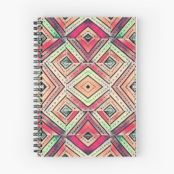 Item preview, Retro Diamond Mandala Pattern designed and sold by Designs By YL.