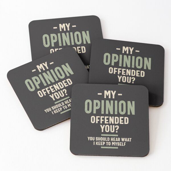 Item preview, My Opinion Offended You Humor Graphic Novelty Sarcastic Funny designed and sold by cidolopez.